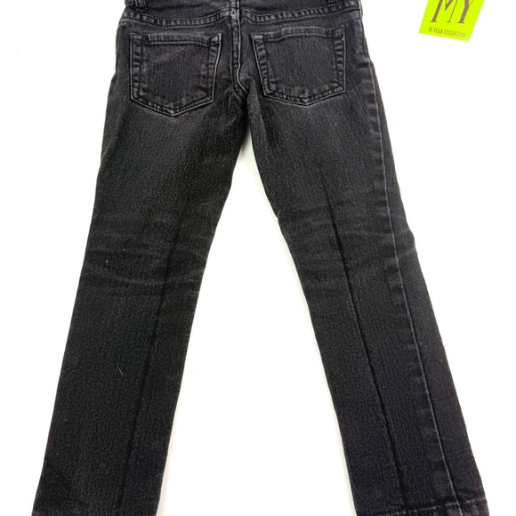 The Children’s Place Girls Black Super Skinny Jeans Size 5 – Distressed Knee - Picture 5 of 6
